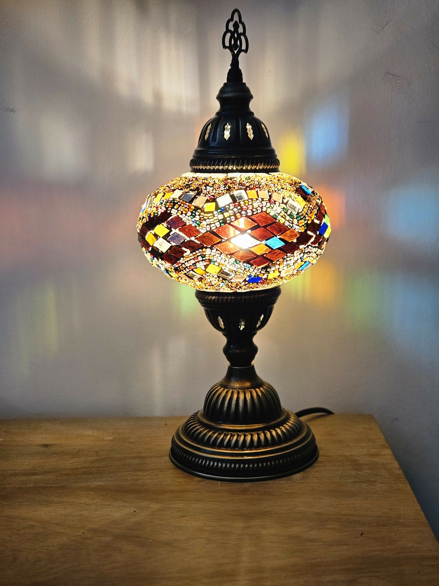 Lampe mosaïque: Losange