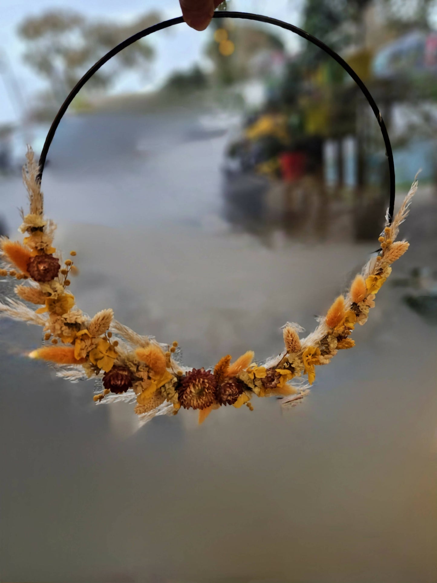 Couronne de fleurs personnalisable