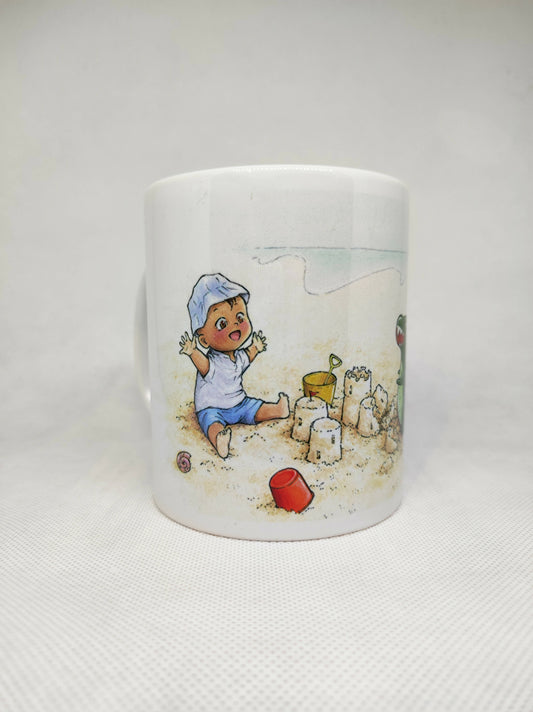 Mug Bambins à la plage