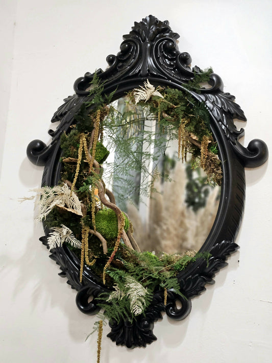 Miroir végétal baroque