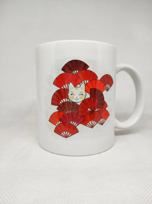 Mug Chat éventail